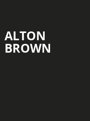 Alton Brown, Proctors Theatre Mainstage, Schenectady